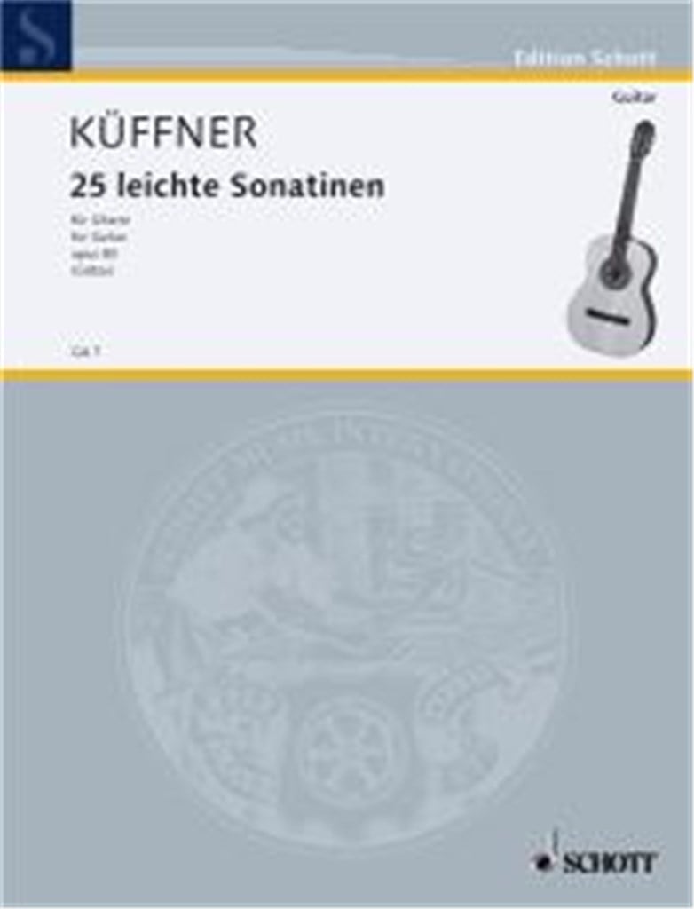 Leichte Sonatinen(25) Opus 80 Git.